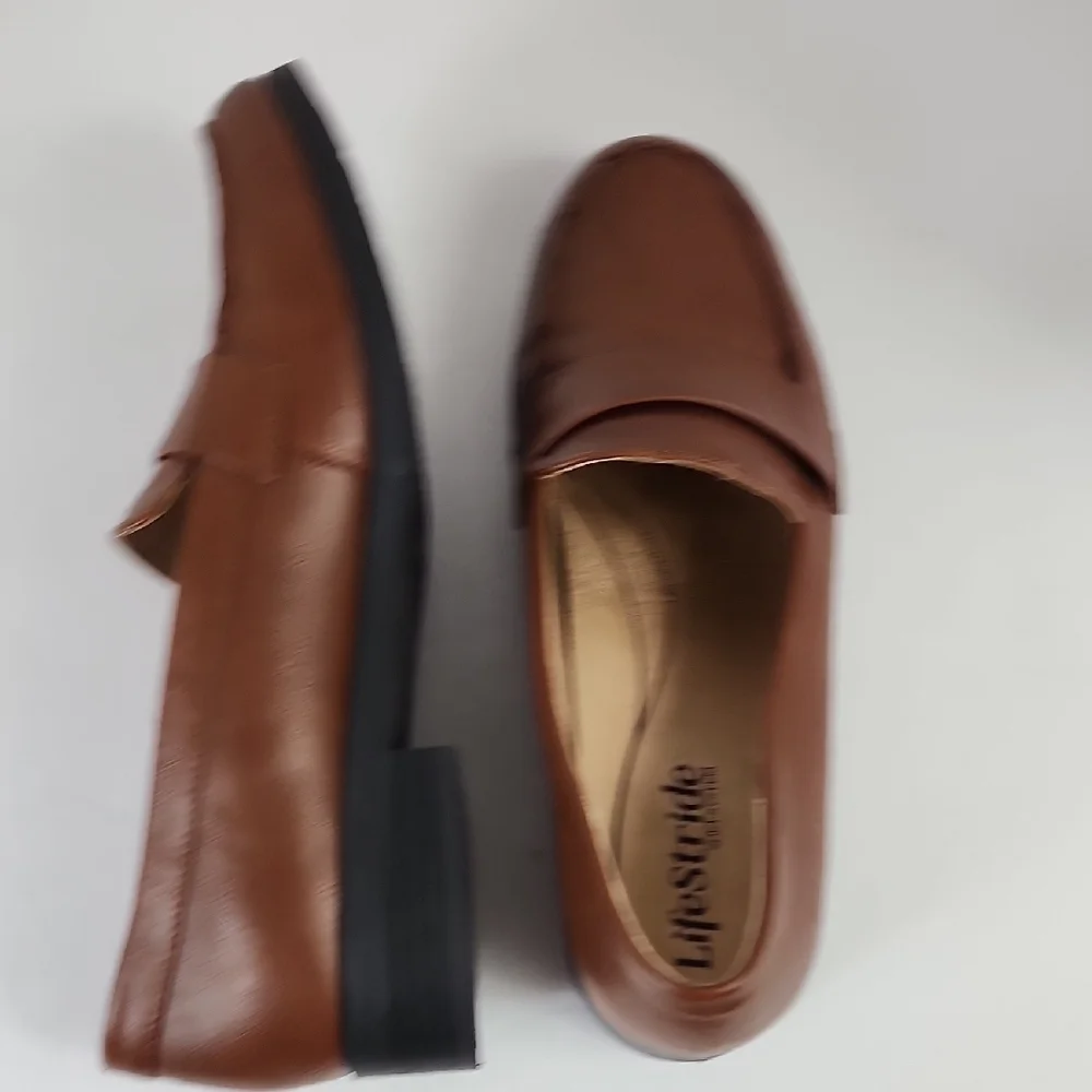 LifeStride Women's Brown Loafers, Size 10